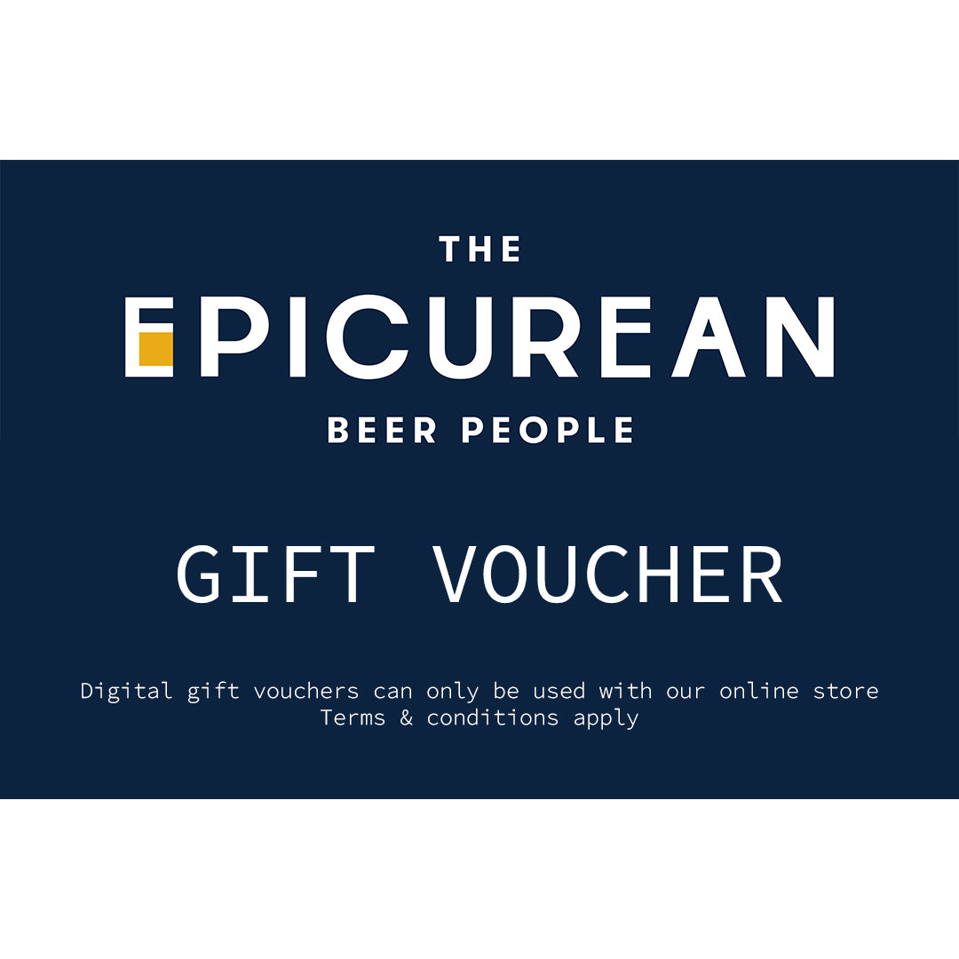 Gift Voucher The Epicurean Beer People - A great idea for Beer lovers for any occasion -Christmas, Birthdays, Fathers Day / Mothers Day, Client Gifts, Valentines Day.