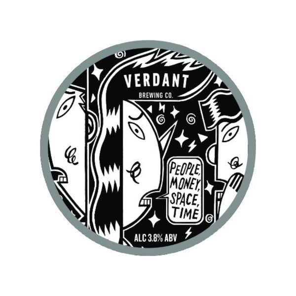 Verdant, People Money Space Time, Pale Ale, 3.4%, 440ml Verdant, People Money Space Time, Pale Ale, 3.4%, 440ml
