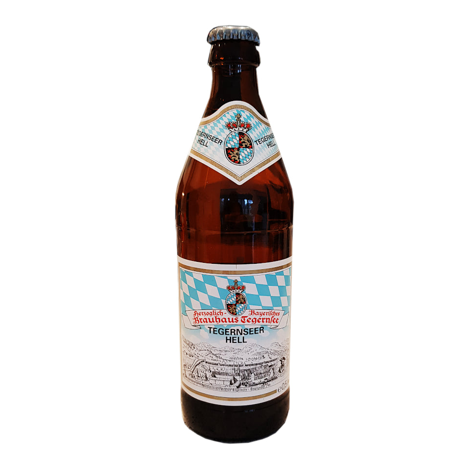 Tegernseer Hell, German Lager, 4.8%, 500ml - The Epicurean